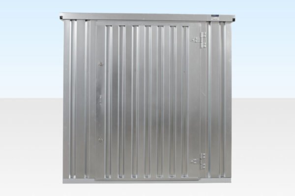 3M X 2.1M Flat Pack Storage Container – Galvanised - Image 2