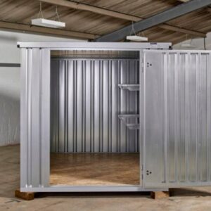 3M X 2.1M Flat Pack Storage Container – Galvanised